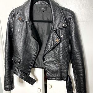 Perfect black leather jacket